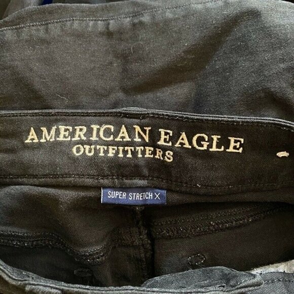 American Eagle Outfitters Jeggings Jeans Black 2 - Picture 6 of 7